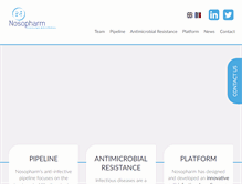 Tablet Screenshot of nosopharm.com